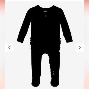 Posh Peanut ribbed footie ruffled zipper one piece 3-6m,9-12m, 18-24m